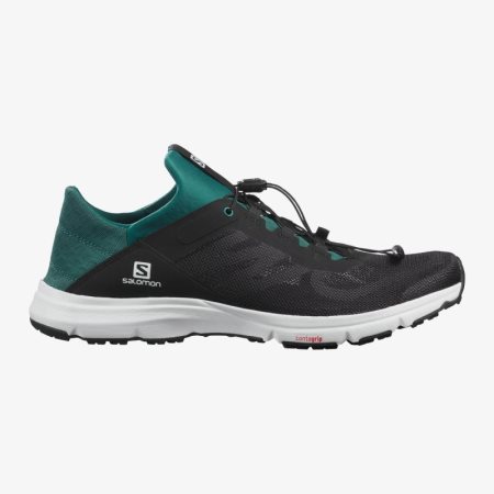 Salomon AMPHIB BOLD 2 Mens Sandals Black/Green UK RUVN